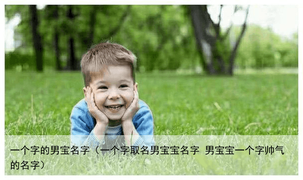 一个字的男宝名字（一个字取名男宝宝名字 男宝宝一个字帅气的名字）